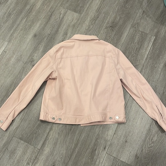 Jones New York blush cotton stretch jacket Size Large A6 - Picture 5 of 5
